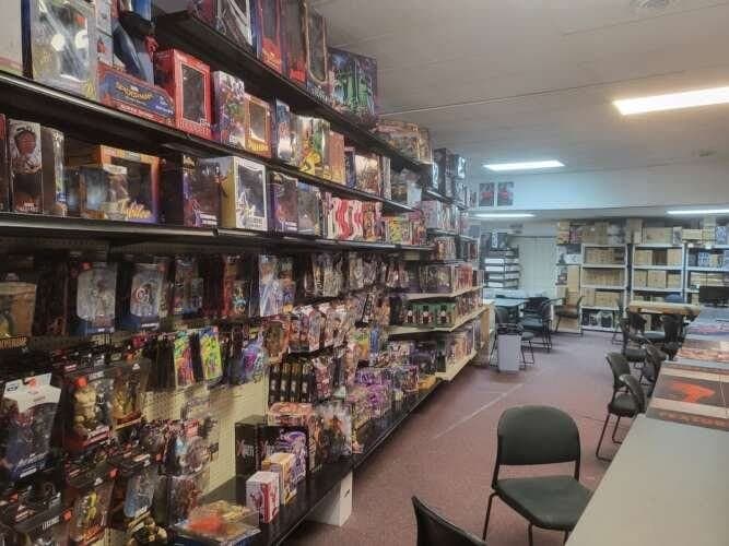 Maxine's Bargain Box comic book store in Newark, Ohio