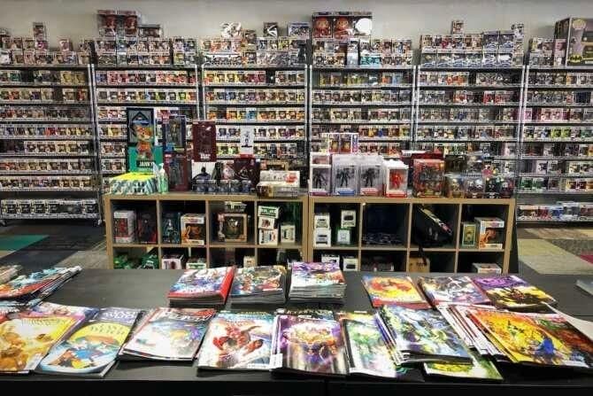 Mazz Comics & Collectibles comic book store in Bridgeport, Pennsylvania