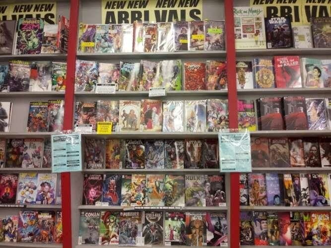 New England Comics comic book store in Brockton, Massachusetts