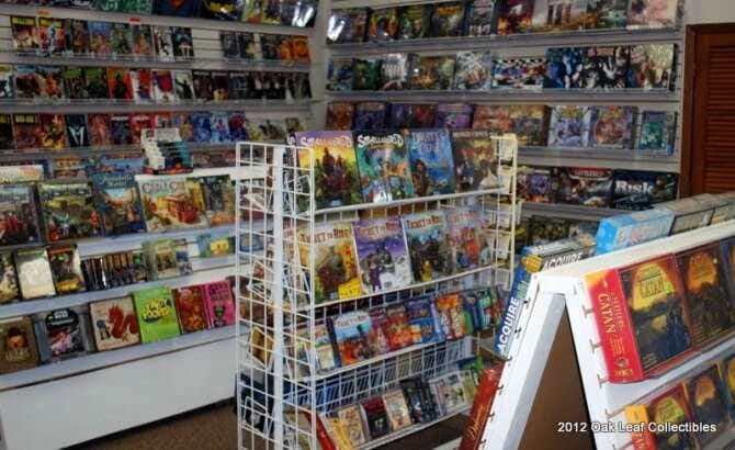 Oak Leaf Comics & Collectibles comic book store in Mason City, Iowa