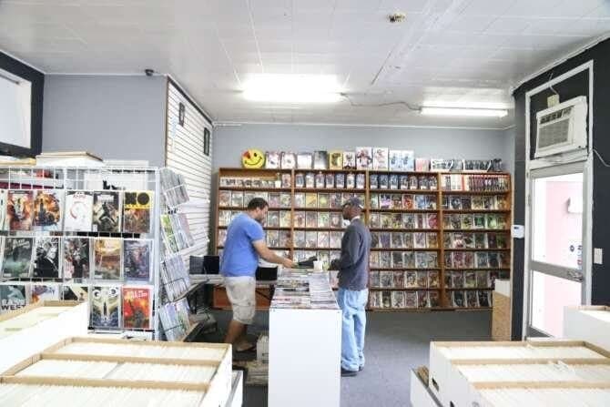 P Dot's Comics & Collectibles comic book store in Pasadena, California