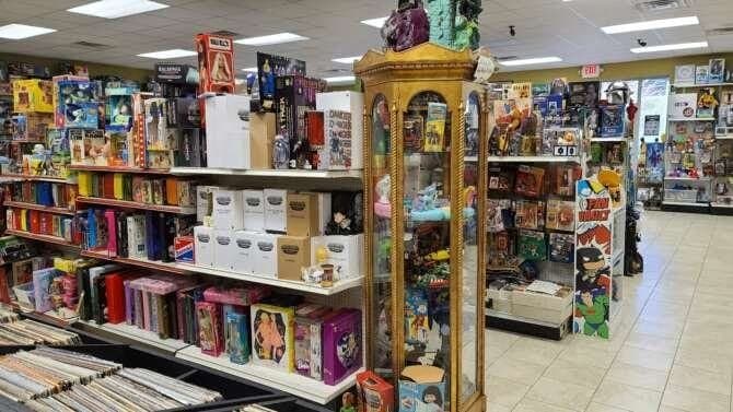 Pandora's Box Toys & Collectibles comic book store in Lafayette Township, New Jersey