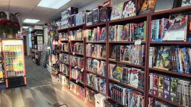 Pantheon Comics and Games comic book store in St Helens, Oregon