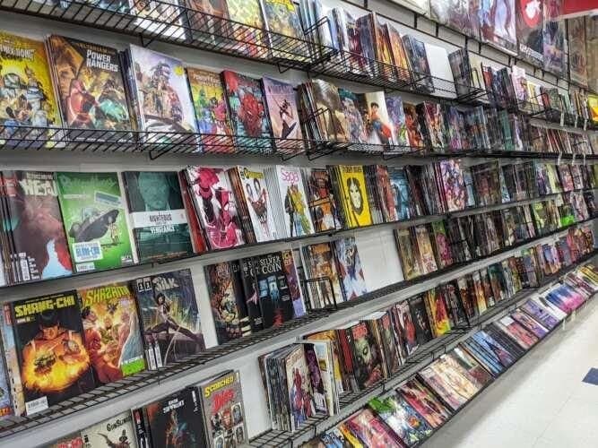 Pastimes Comics & Games comic book store in Niles, Illinois
