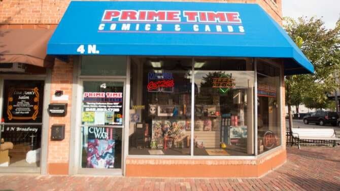 Prime Time Comics and Cards comic book store in Lake Orion, Michigan
