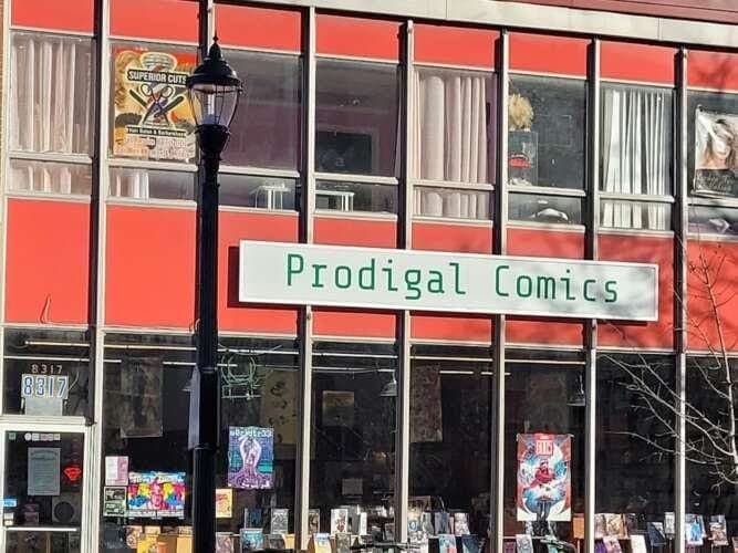 Prodigal Comics comic book store in Silver Spring, Maryland