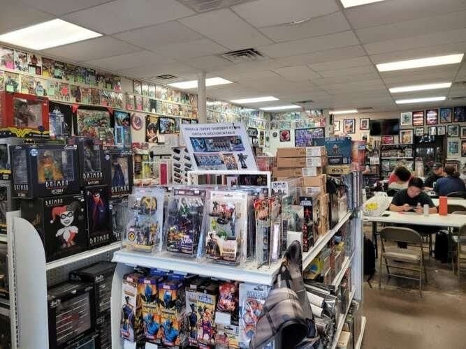 Sanctuary Books And Games comic book store in Irving, Texas