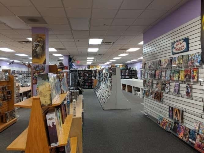 Showcase Comics comic book store in Swarthmore, Pennsylvania