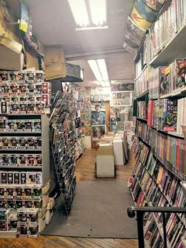 St. Mark's Comics comic book store in Brooklyn, New York