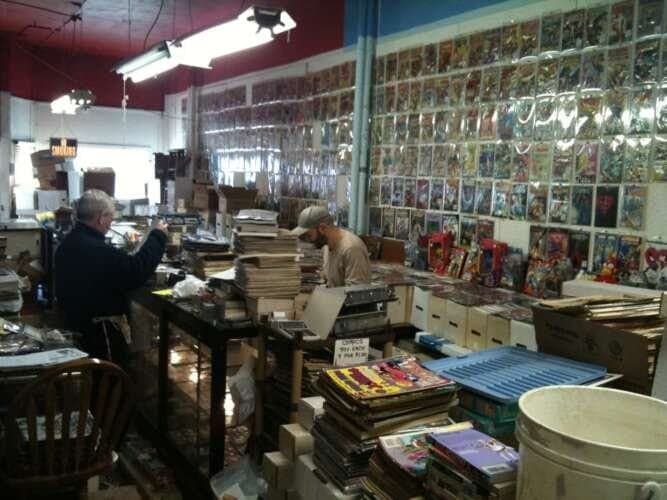 Superstars and Superheroes comic book store in Davenport, Iowa