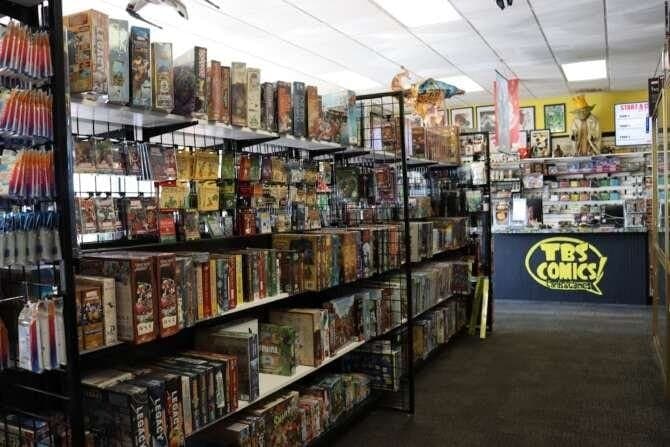 TBS Comics & Games comic book store in Pensacola, Florida