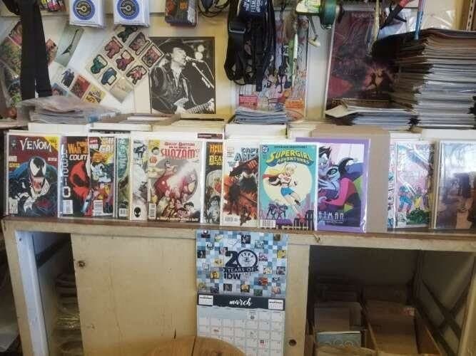 Temptations Comics & Guitars comic book store in New Bedford, Massachusetts