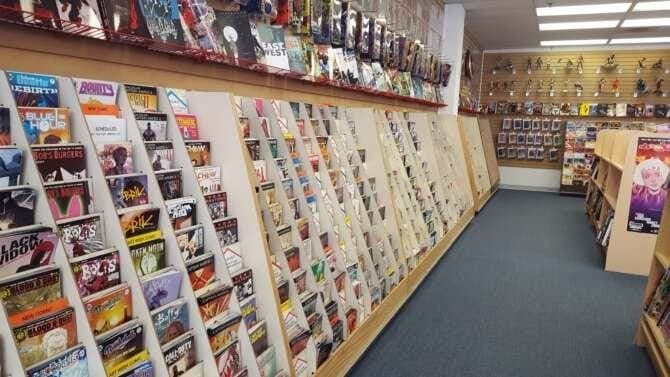 The Amazing Comic Shop comic book store in Fairfax, Virginia