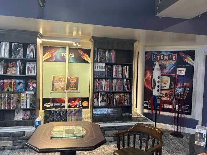 The Atomic Vault comic book store in Harrison, Ohio