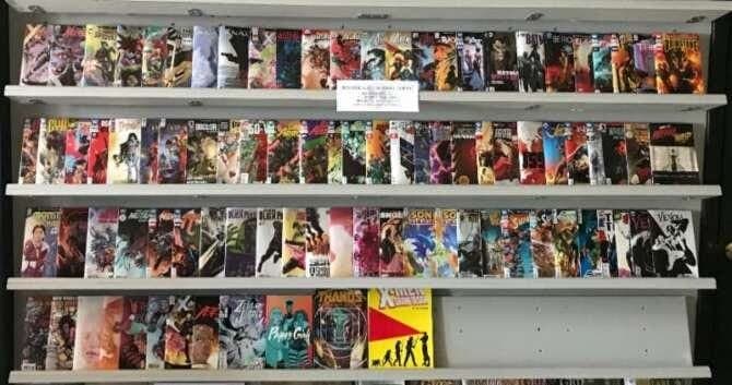 The Book and Board comic book store in Winchester, Massachusetts