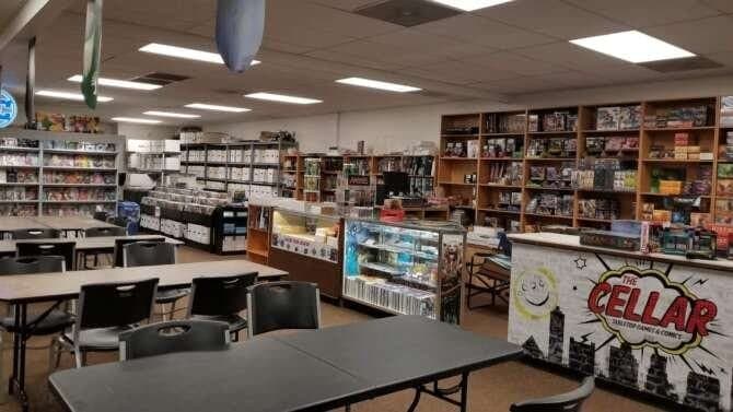 The Cellar Tabletop Games & Comics comic book store in Bartlett, Tennessee
