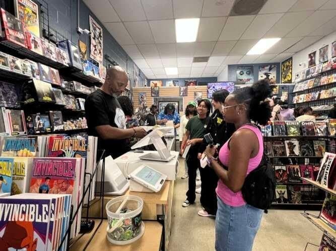 The Comic Den LLC comic book store in Los Angeles, California