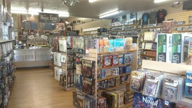 The Game Wizard and Blue Sky Hobbies comic book store in Bremerton, Washington