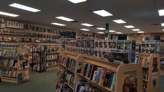 The Laughing Ogre comic book store in Columbus, Ohio