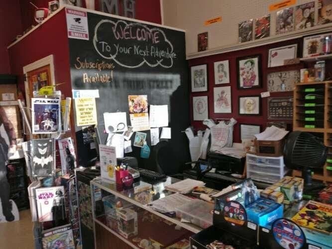 The Maroon Hornet Comics & Collectibles comic book store in Oxford, Pennsylvania