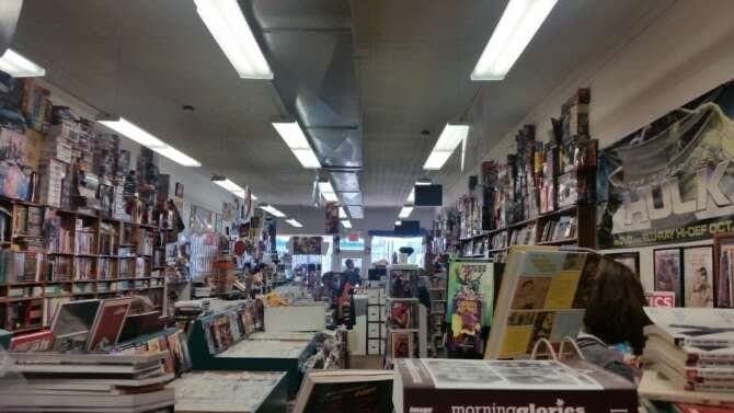 The Outer Limits comic book store in Waltham, Massachusetts