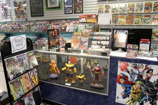 The Tangled Web comic book store in Spartanburg, South Carolina