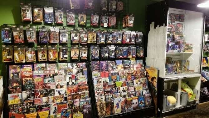 The Vault "Pop Cult" comic book store in Danville, Illinois