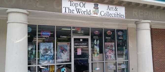Top of The World Art & Collectibles comic book store in Alabaster, Alabama