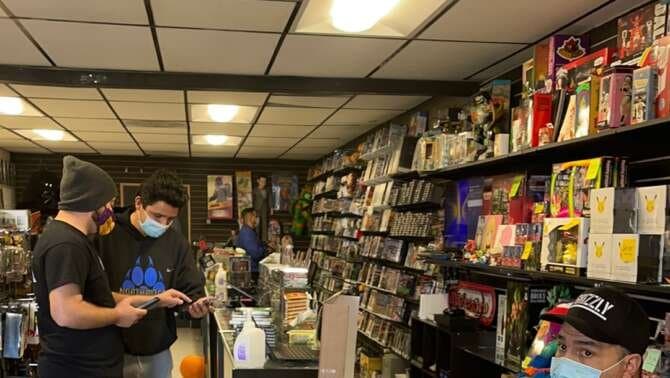 Toys of the Universe comic book store in Mission Hills, California