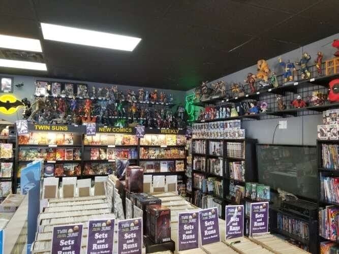 Twin Suns Comics and Games comic book store in Albuquerque, New Mexico