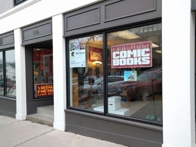 Vintage Phoenix comic book store in Bloomington, Indiana