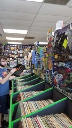 WaxPax Records & Toys comic book store in Roselle, Illinois