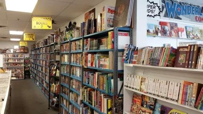 Wonderland Comics comic book store in Rochester, New York