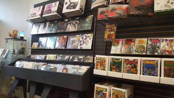 Comic book store in Winchester Back to the Media - Video Games Records & Comics