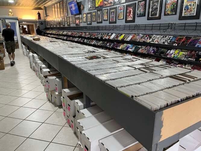 Comic book store in Elizabethtown Clobberin' Comics