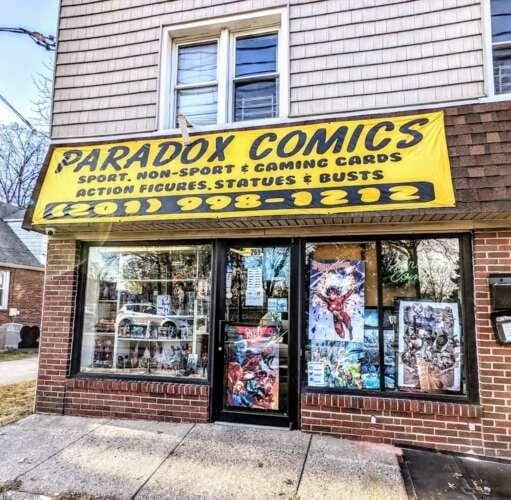 Comic book store in North Arlington Paradox Comics