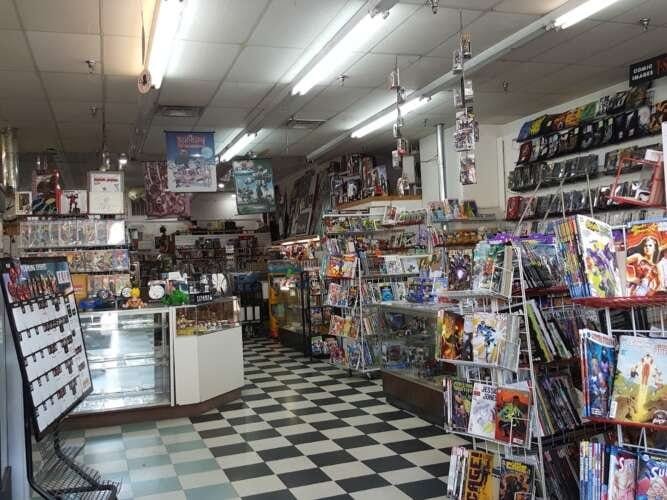 Comic book store in New London Sarge's Comics & Games