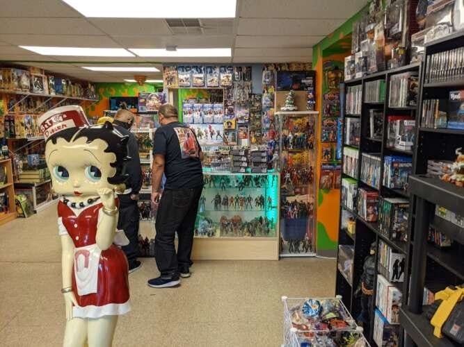 Comic book store in Butler Rip N Run Toys & Collectibles