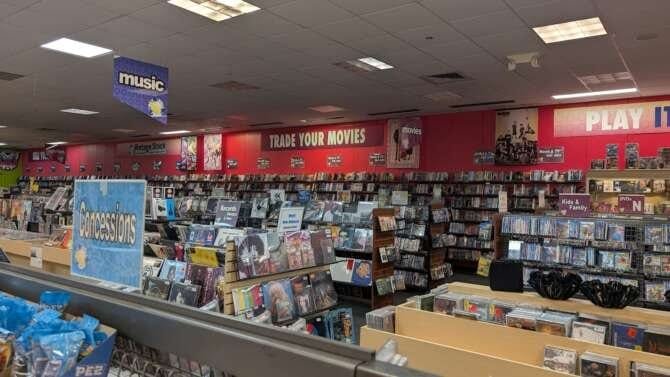 Comic book store in Wichita Vintage Stock