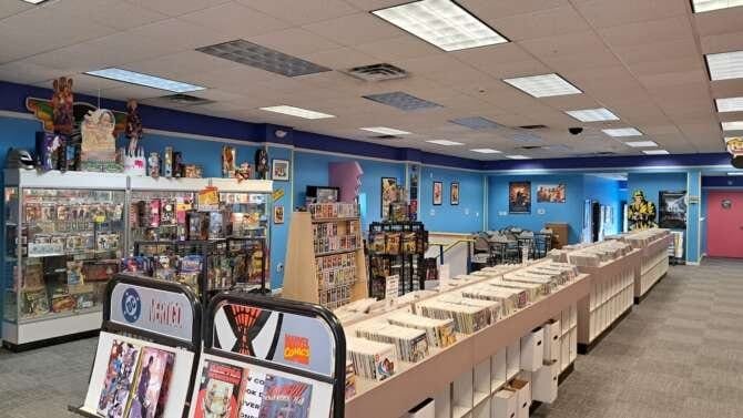 Comic book store in Stamford Sucker Punch Comics