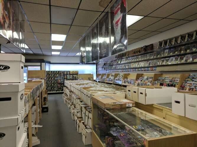 Comic book store in Saginaw Galaxy Comics