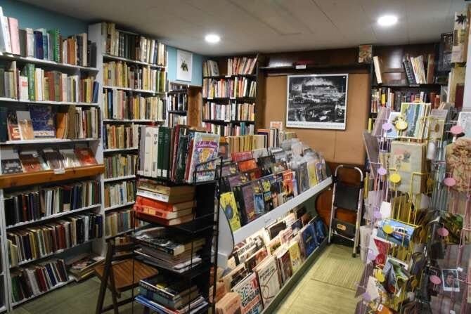 Comic book store in Niles Casperson Books