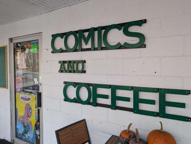 Comic book store in Deep River Comics & Coffee LLC