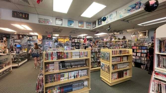 Comic book store in Savannah Planet Fun