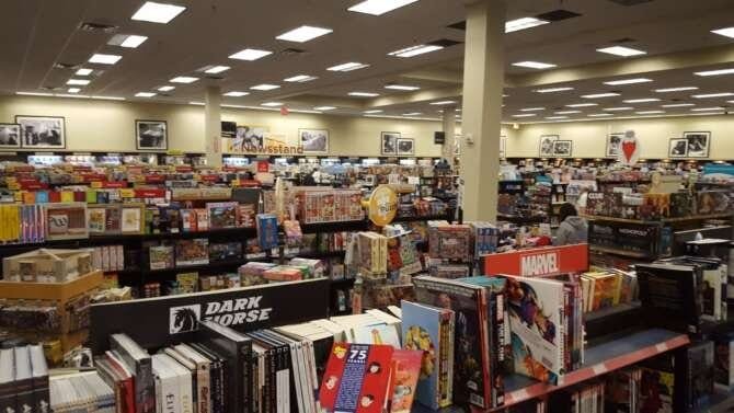 Comic book store in Martinsburg Books-A-Million Martinsburg West Virginia