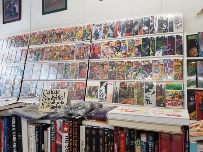 Comic book store in Greensboro Parts Unknown the Comic Book