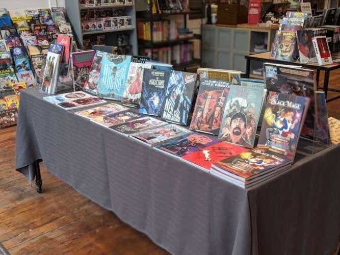 Comic book store in Benicia Zeppelin Comics