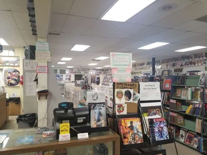 Comic book store in Wichita Prairie Dog Comics