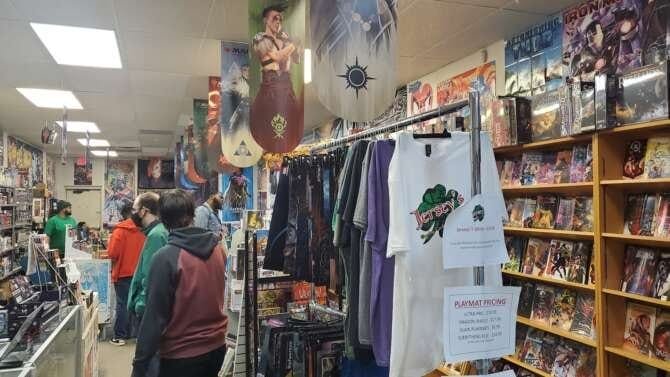 Comic book store in Hayes Jersey's Cards & Comics LLC