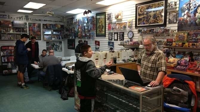 Comic book store in Northbrook North Shore Comics